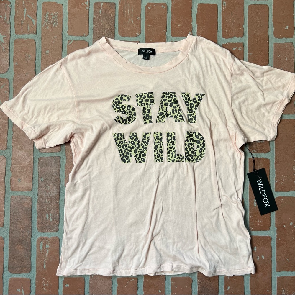 WILDFOX Stay Wild Tee NWT